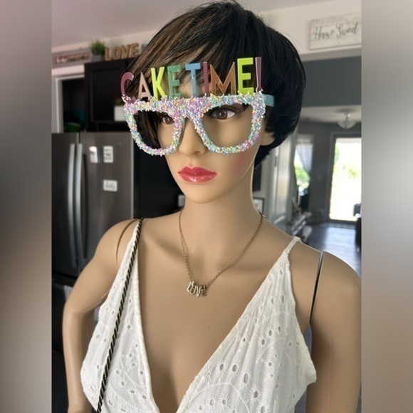 โจNWT Birthday Party ๐ฅณ Cake ๐ Time Candy ๐ญ Sprinkle glasses - Picture 6 of 10